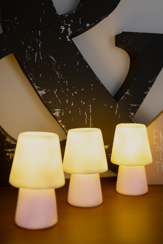 Lampada da tavolo set n. 1 micro Trio Rosa Chiaro