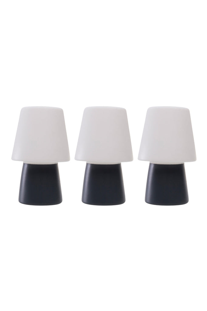 Lampada da tavolo set n. 1 Trio Micro Antracite