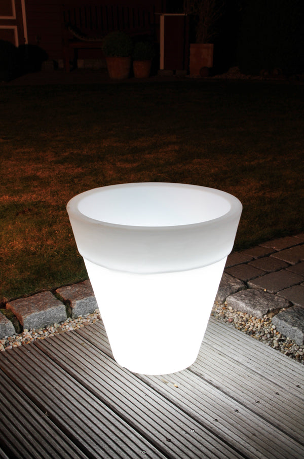 Vaso da fiori Shining Pot rotondo senza illuminazione